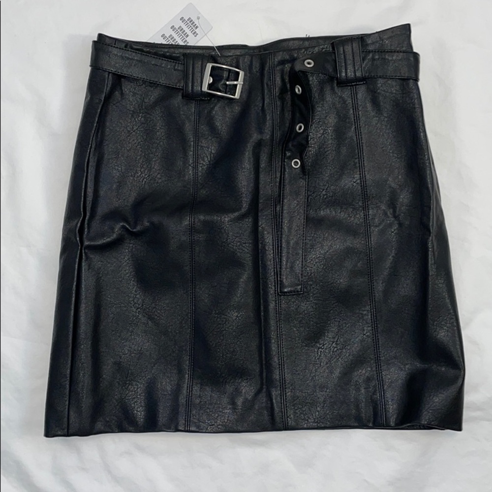 Urban outfitters leather skirt